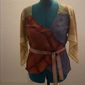 Handmade vintage scarves wrap